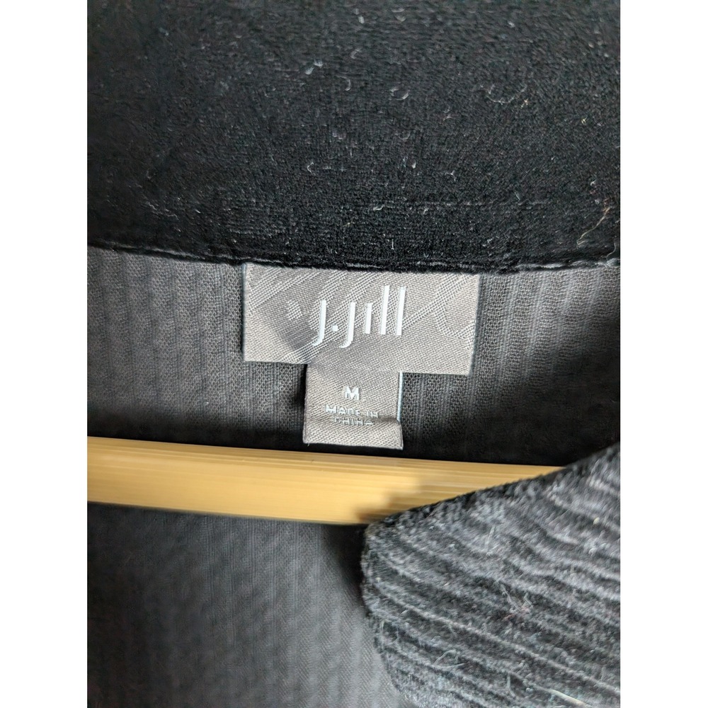 J. Jill black/gray Women's Jacket, so stylish! - Picture 5 of 12